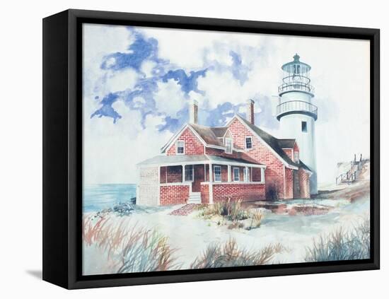 Cape Cod Light House-Gregory Gorham-Framed Stretched Canvas