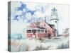 Cape Cod Light House-Gregory Gorham-Stretched Canvas