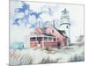 Cape Cod Light House-Gregory Gorham-Mounted Art Print