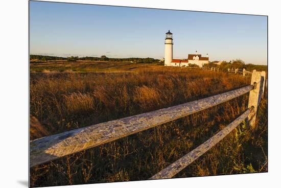 Cape Cod Lighthouse, A.K.A. Highland Light, in the Cape Cod National Seashore. Truro Massachusetts-Jerry and Marcy Monkman-Mounted Premium Photographic Print