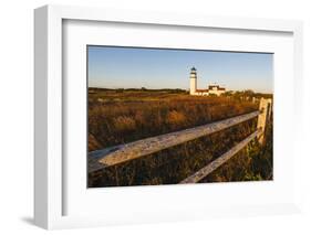 Cape Cod Lighthouse, A.K.A. Highland Light, in the Cape Cod National Seashore. Truro Massachusetts-Jerry and Marcy Monkman-Framed Photographic Print