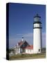 Cape Cod Lighthouse, Truro, Cape Cod, Massachusetts, USA-Walter Bibikow-Stretched Canvas