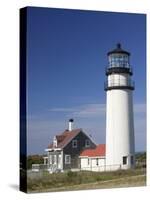 Cape Cod Lighthouse, Truro, Cape Cod, Massachusetts, USA-Walter Bibikow-Stretched Canvas