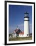 Cape Cod Lighthouse, Truro, Cape Cod, Massachusetts, USA-Walter Bibikow-Framed Premium Photographic Print