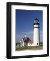 Cape Cod Lighthouse, Truro, Cape Cod, Massachusetts, USA-Walter Bibikow-Framed Photographic Print