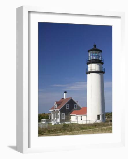 Cape Cod Lighthouse, Truro, Cape Cod, Massachusetts, USA-Walter Bibikow-Framed Photographic Print