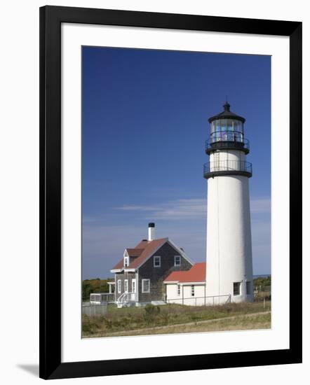 Cape Cod Lighthouse, Truro, Cape Cod, Massachusetts, USA-Walter Bibikow-Framed Photographic Print