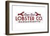 Cape Cod - Lobster Company-Lantern Press-Framed Art Print