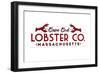 Cape Cod - Lobster Company-Lantern Press-Framed Art Print