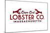Cape Cod - Lobster Company-Lantern Press-Mounted Art Print