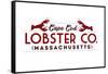 Cape Cod - Lobster Company-Lantern Press-Framed Stretched Canvas