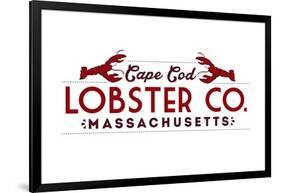 Cape Cod - Lobster Company-Lantern Press-Framed Art Print