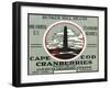 Cape Cod, Massachusetts - Bunker Hill Brand Cranberry Label-Lantern Press-Framed Art Print