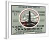 Cape Cod, Massachusetts - Bunker Hill Brand Cranberry Label-Lantern Press-Framed Art Print