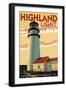 Cape Cod, Massachusetts - Highland Light-Lantern Press-Framed Art Print