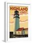 Cape Cod, Massachusetts - Highland Light-Lantern Press-Framed Art Print