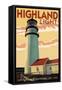 Cape Cod, Massachusetts - Highland Light-Lantern Press-Framed Stretched Canvas