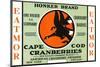 Cape Cod, Massachusetts - Honker Eatmor Cranberries Brand Label-Lantern Press-Mounted Art Print