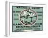 Cape Cod, Massachusetts - Magnolia Brand Cranberry Label-Lantern Press-Framed Art Print