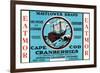 Cape Cod, Massachusetts - Mayflower Eatmor Cranberries Brand Label-Lantern Press-Framed Premium Giclee Print