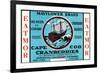 Cape Cod, Massachusetts - Mayflower Eatmor Cranberries Brand Label-Lantern Press-Framed Premium Giclee Print