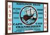 Cape Cod, Massachusetts - Mayflower Eatmor Cranberries Brand Label-Lantern Press-Framed Art Print