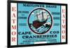 Cape Cod, Massachusetts - Mayflower Eatmor Cranberries Brand Label-Lantern Press-Framed Art Print