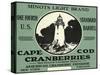 Cape Cod, Massachusetts - Minots Light Brand Cranberry Label-Lantern Press-Stretched Canvas