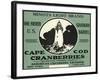 Cape Cod, Massachusetts - Minots Light Brand Cranberry Label-Lantern Press-Framed Art Print