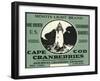 Cape Cod, Massachusetts - Minots Light Brand Cranberry Label-Lantern Press-Framed Art Print