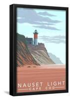 Cape Cod, Massachusetts, Nauset Lighthouse-null-Framed Poster