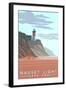 Cape Cod, Massachusetts, Nauset Lighthouse-Lantern Press-Framed Art Print