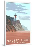 Cape Cod, Massachusetts, Nauset Lighthouse-Lantern Press-Framed Art Print