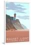 Cape Cod, Massachusetts, Nauset Lighthouse-Lantern Press-Framed Art Print