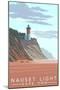 Cape Cod, Massachusetts, Nauset Lighthouse-Lantern Press-Mounted Art Print