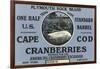 Cape Cod, Massachusetts, Plymouth Rock Brand Cranberry Label-Lantern Press-Framed Art Print