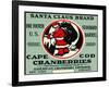 Cape Cod, Massachusetts - Santa Claus Brand Cranberry Label-Lantern Press-Framed Art Print