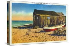 Cape Cod, Massachusetts - View of a Lobster Shack-Lantern Press-Stretched Canvas