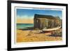 Cape Cod, Massachusetts - View of a Lobster Shack-Lantern Press-Framed Premium Giclee Print