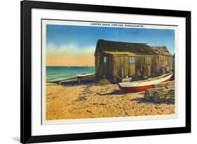 Cape Cod, Massachusetts - View of a Lobster Shack-Lantern Press-Framed Premium Giclee Print