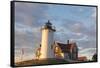 Cape Cod, Nobska Lighthouse on the coast of Massachusetts, near Woods Hole-Greg Probst-Framed Stretched Canvas