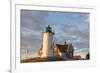 Cape Cod, Nobska Lighthouse on the coast of Massachusetts, near Woods Hole-Greg Probst-Framed Photographic Print