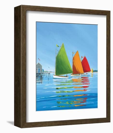 Cape Cod Sail-Sally Caldwell Fisher-Framed Art Print