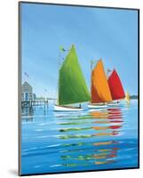 Cape Cod Sail-Sally Caldwell Fisher-Mounted Art Print