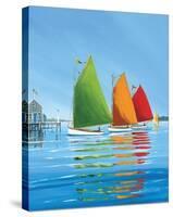 Cape Cod Sail-Sally Caldwell Fisher-Stretched Canvas