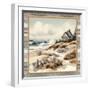 Cape Cod Shoreline-Nicole DeCamp-Framed Art Print