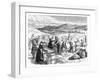 Cape Cod Women Picking and Sorting Cranberries, 1875-null-Framed Giclee Print