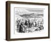 Cape Cod Women Picking and Sorting Cranberries, 1875-null-Framed Giclee Print