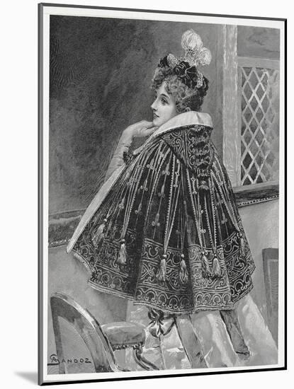 Cape Designed by House of Worth, from Harper's Bazar, 1895-null-Mounted Giclee Print