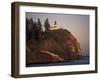 Cape Disappointment Lighthouse, Lewis and Clark Trail, Illwaco, Washington, USA-Connie Ricca-Framed Photographic Print